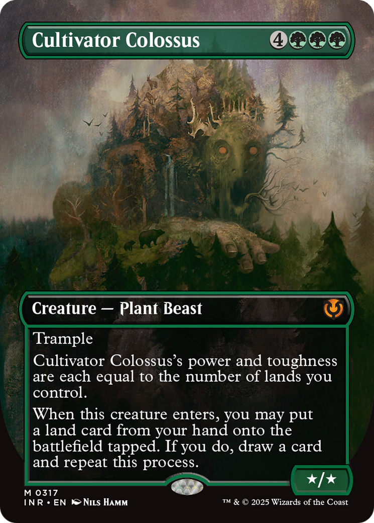 Cultivator Colossus (Borderless) [Innistrad Remastered] | Mindsight Gaming