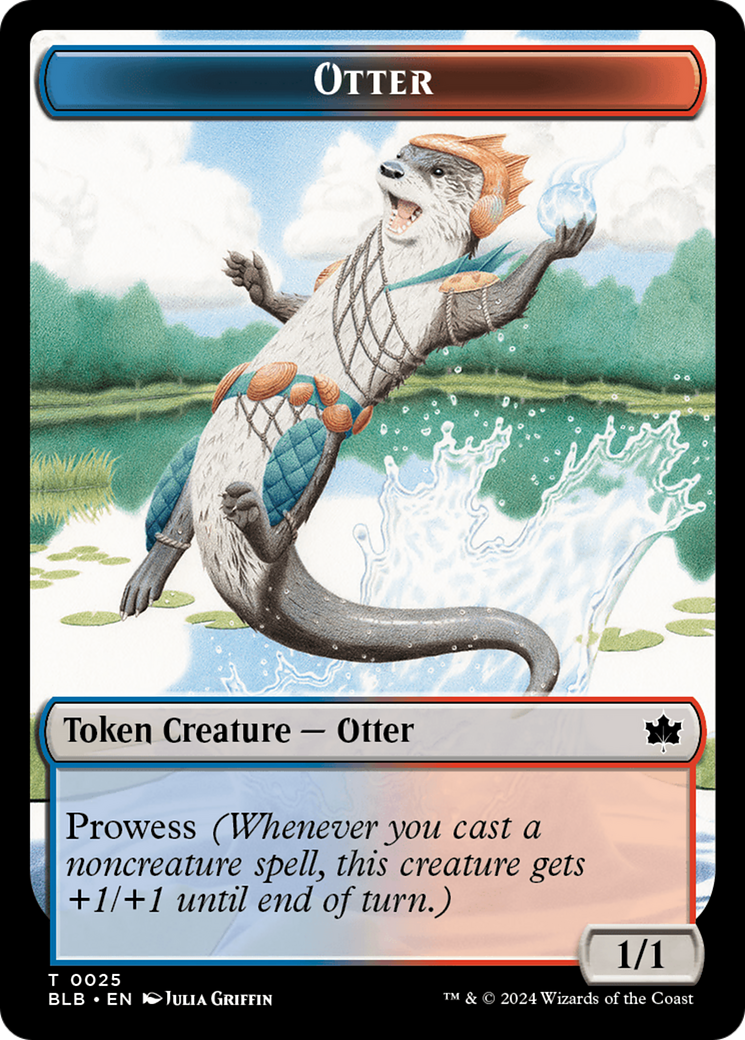 Otter // Copy Double-Sided Token [Bloomburrow Tokens] | Mindsight Gaming