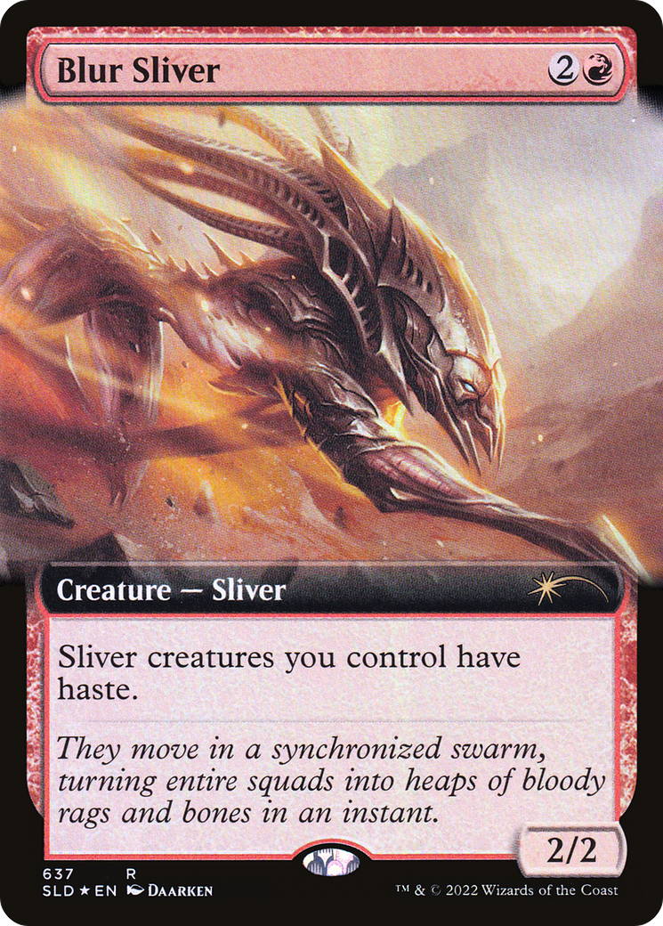 Blur Sliver (Extended Art) [Secret Lair Drop Promos] | Mindsight Gaming