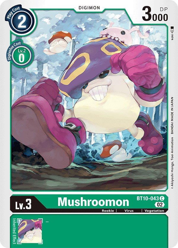 Mushroomon [BT10-043] [Xros Encounter] | Mindsight Gaming