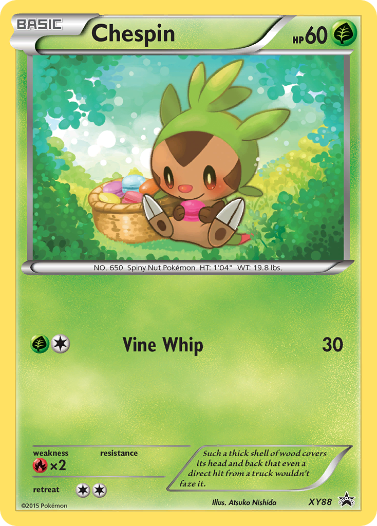 Chespin (XY88) (Collector Chest) [XY: Black Star Promos] | Mindsight Gaming