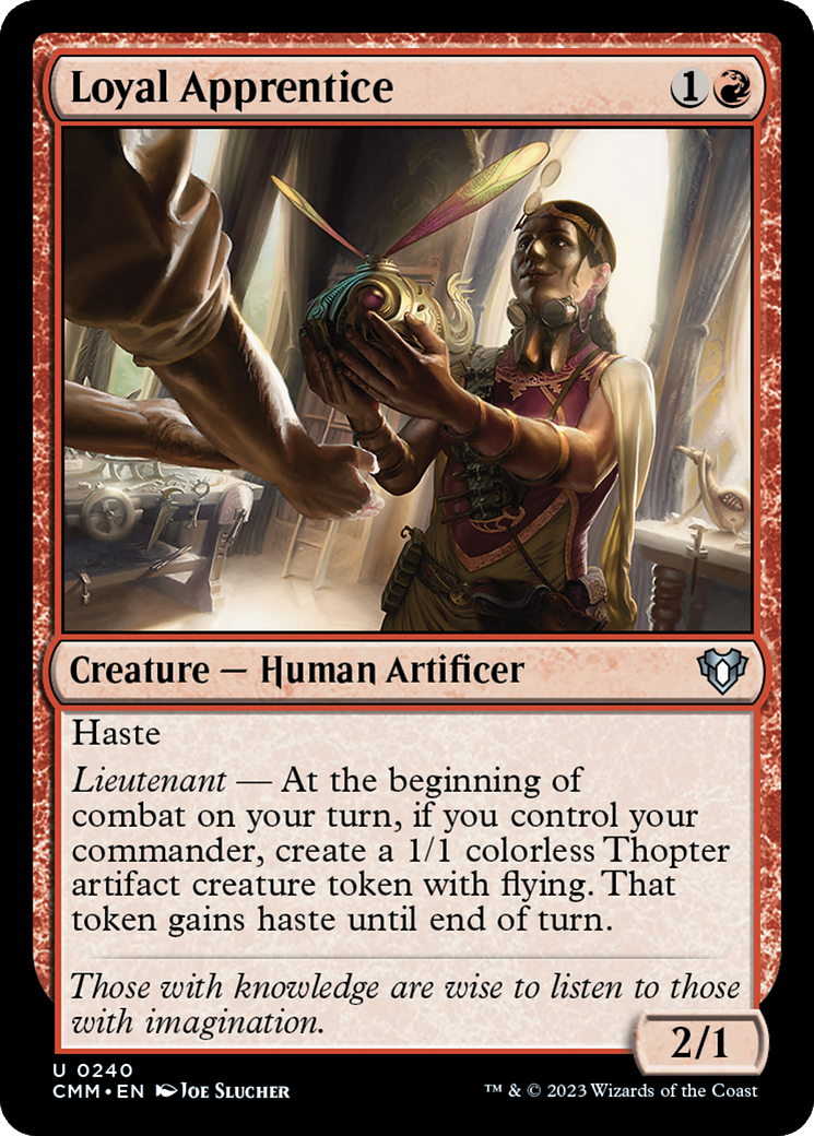 Loyal Apprentice [Commander Masters] | Mindsight Gaming