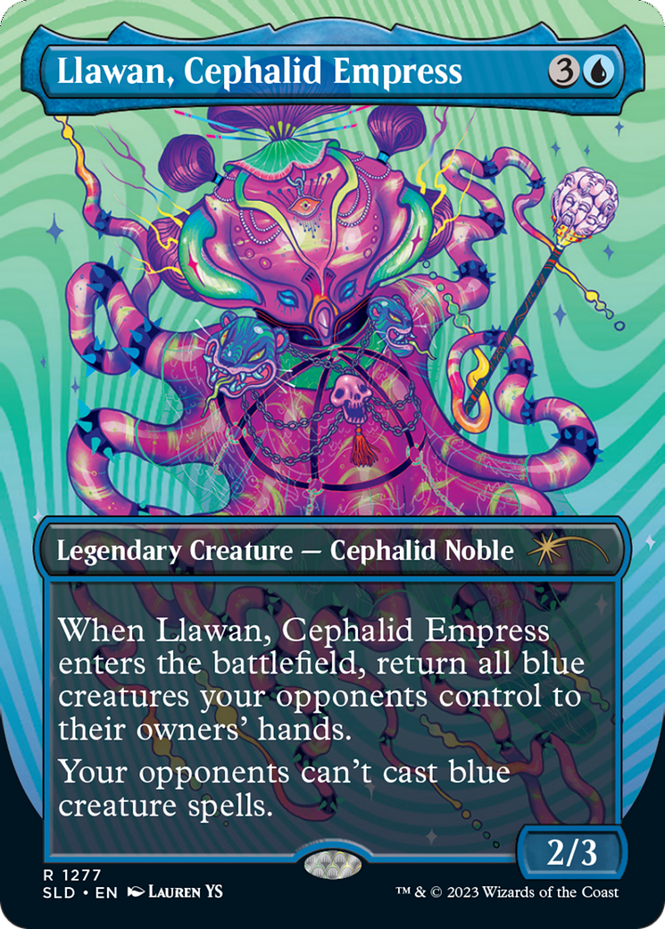 Llawan, Cephalid Empress (Borderless) [Secret Lair Drop Series] | Mindsight Gaming