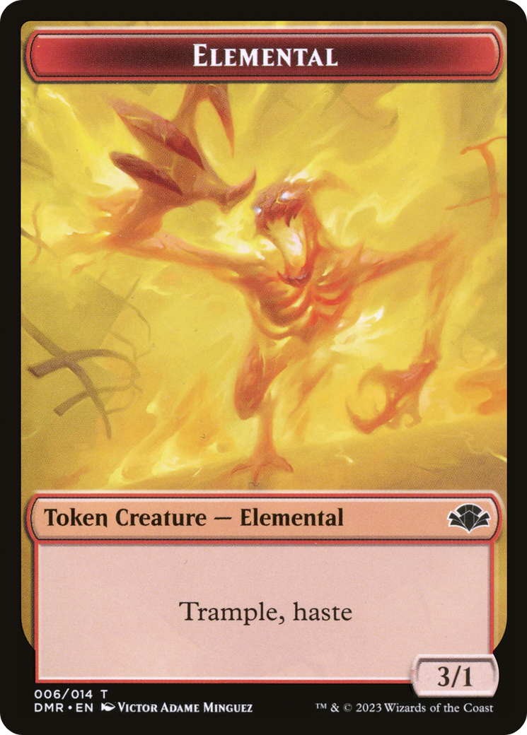 Elemental Token [Dominaria Remastered Tokens] | Mindsight Gaming