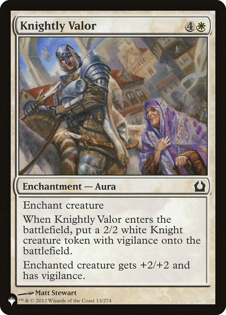 Knightly Valor [The List Reprints] | Mindsight Gaming