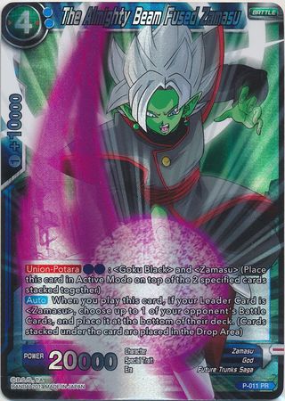 The Almighty Beam Fused Zamasu (P-011) [Promotion Cards] | Mindsight Gaming