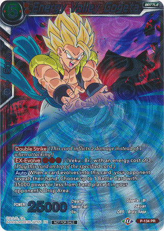 Energy Volley Gogeta (Series 7 Super Dash Pack) (P-134) [Promotion Cards] | Mindsight Gaming