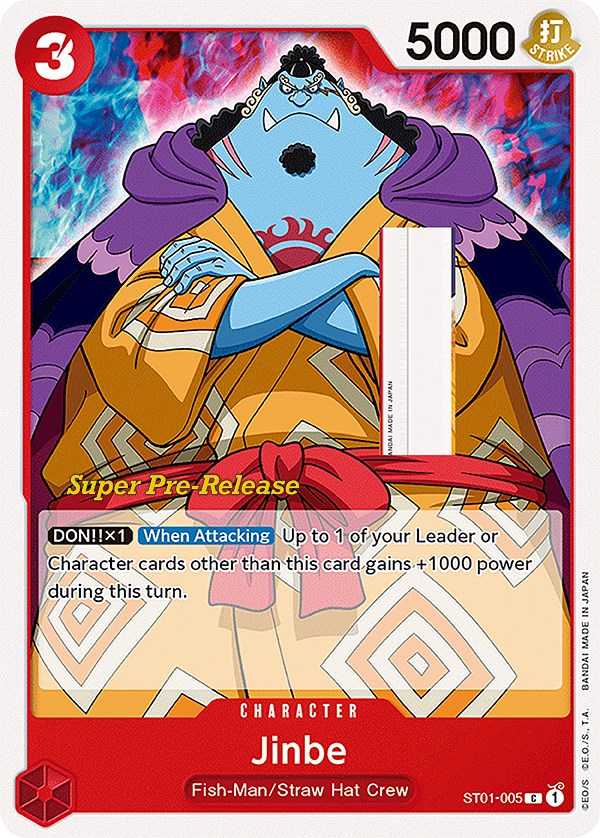 Jinbe [Super Pre-Release Starter Deck: Straw Hat Crew] | Mindsight Gaming