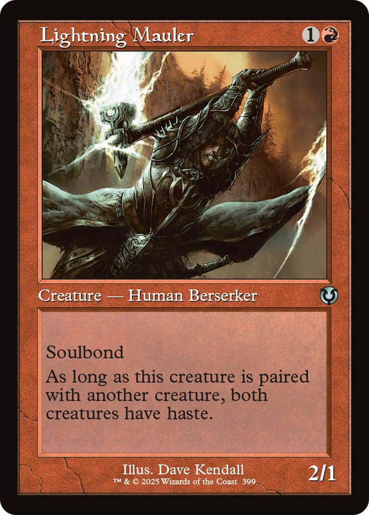 Lightning Mauler (Retro Frame) [Innistrad Remastered] | Mindsight Gaming