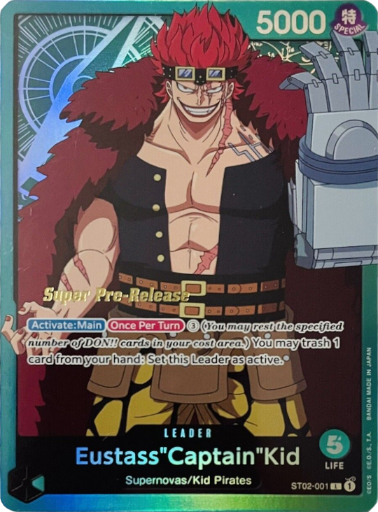 Eustass"Captain"Kid (001) [Super Pre-Release Starter Deck: Worst Generation] | Mindsight Gaming