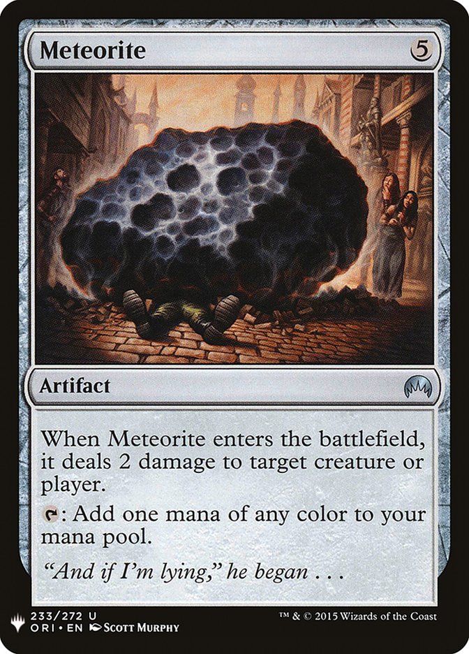 Meteorite [Mystery Booster] | Mindsight Gaming