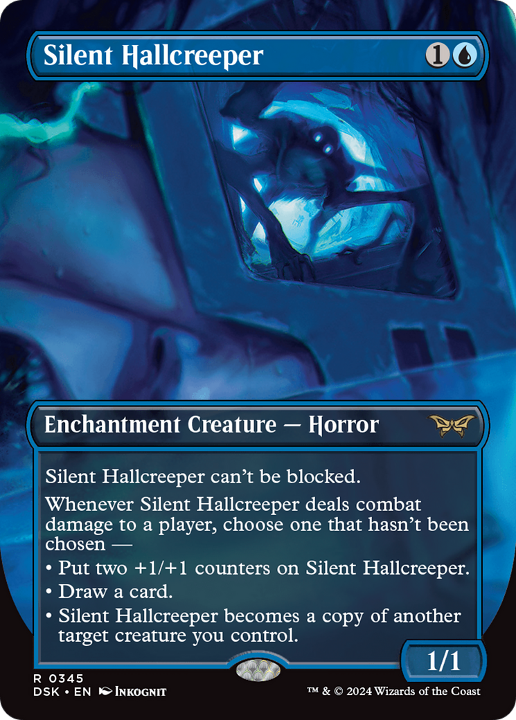 Silent Hallcreeper (Borderless) [Duskmourn: House of Horror] | Mindsight Gaming