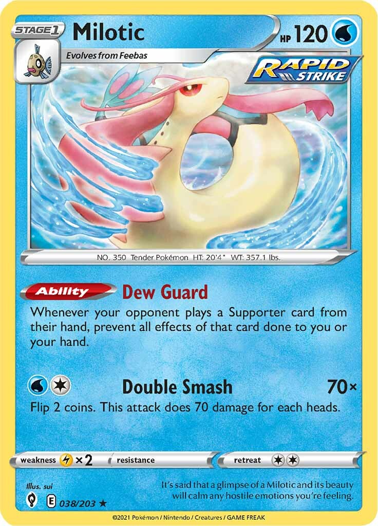 Milotic (038/203) [Sword & Shield: Evolving Skies] | Mindsight Gaming