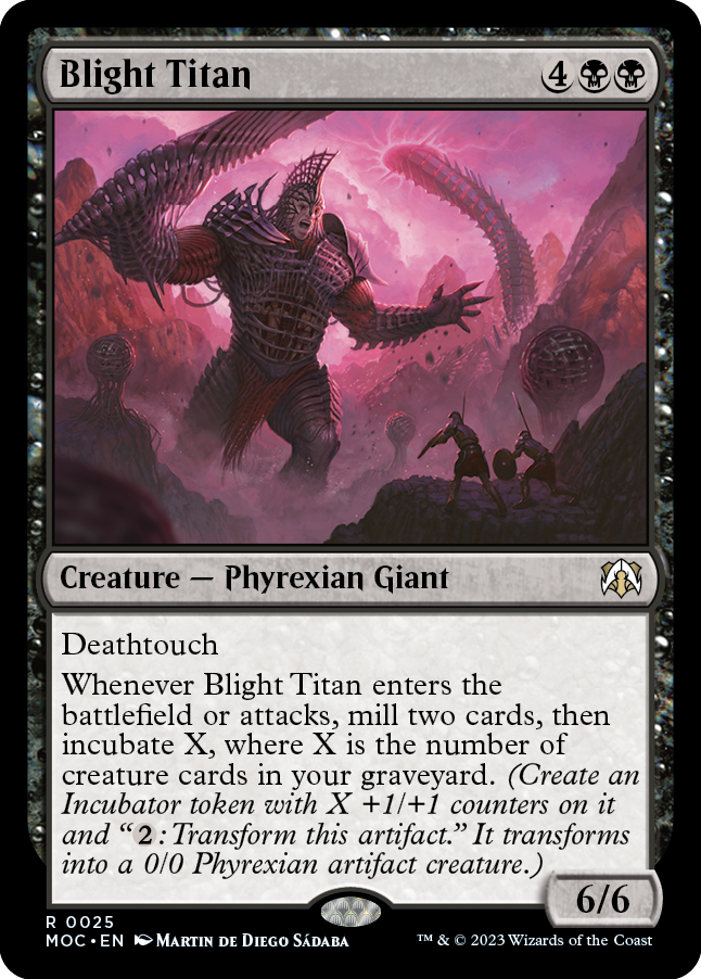 Blight Titan [March of the Machine Commander] | Mindsight Gaming