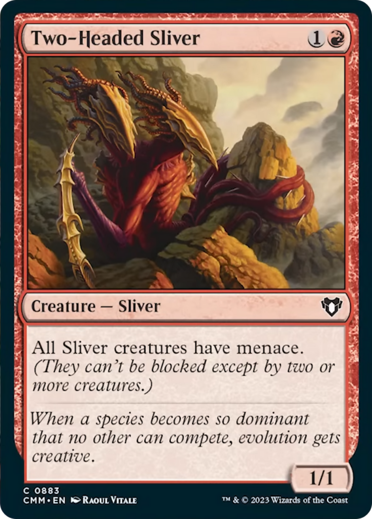 Two-Headed Sliver [Commander Masters] | Mindsight Gaming