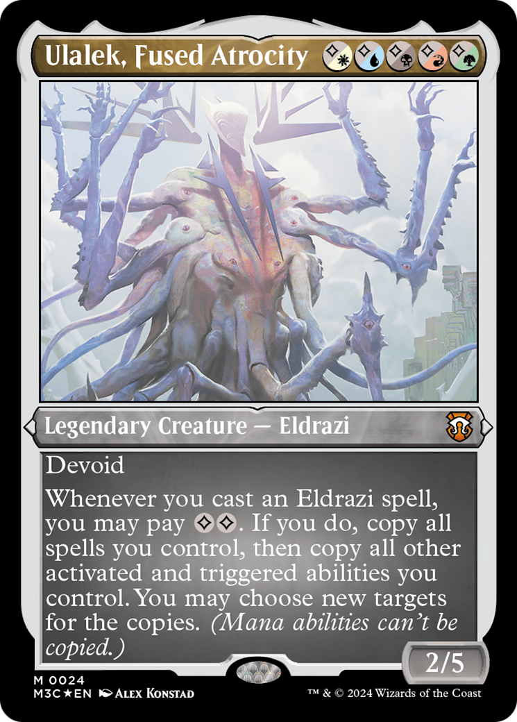 Ulalek, Fused Atrocity (Foil Etched) [Modern Horizons 3 Commander] | Mindsight Gaming