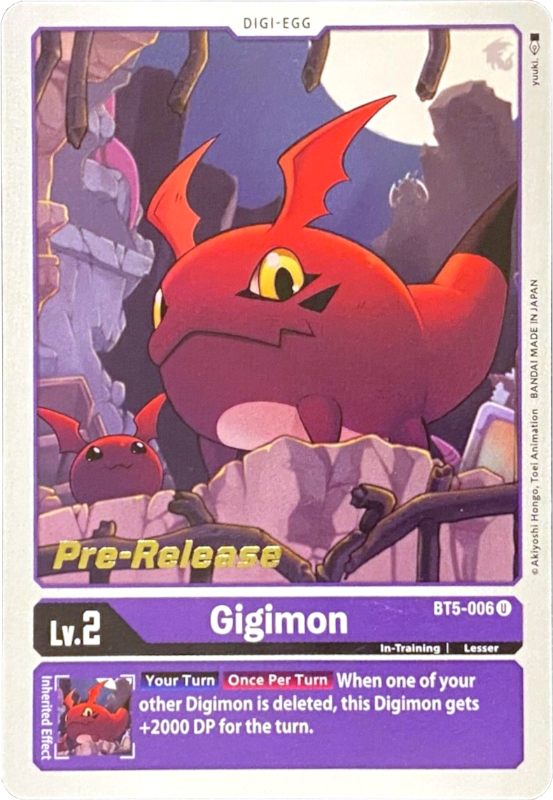 Gigimon [BT5-006] [Battle of Omni Pre-Release Promos] | Mindsight Gaming