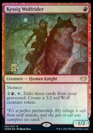 Kessig Wolfrider [Innistrad: Crimson Vow Prerelease Promos] | Mindsight Gaming