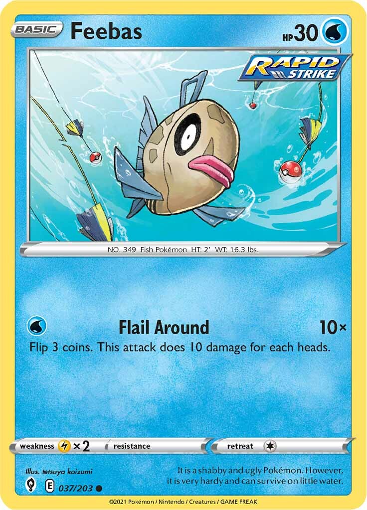 Feebas (037/203) [Sword & Shield: Evolving Skies] | Mindsight Gaming