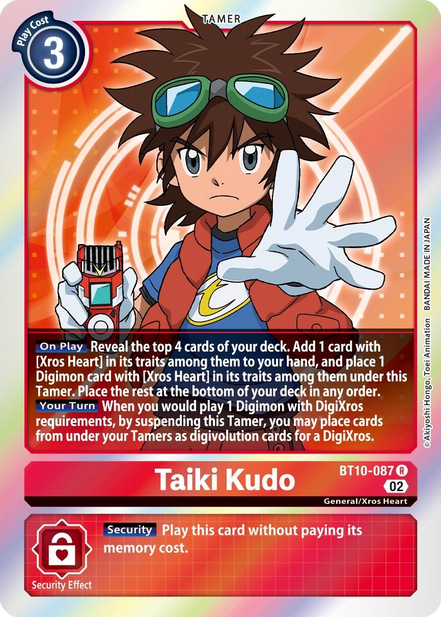 Taiki Kudo [BT10-087] [Xros Encounter] | Mindsight Gaming