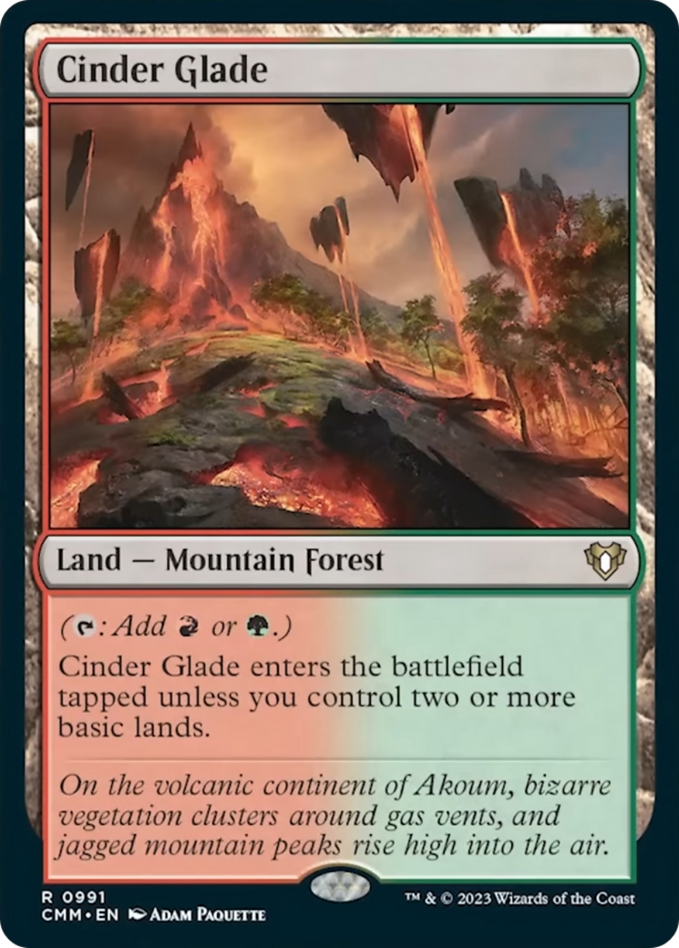 Cinder Glade [Commander Masters] | Mindsight Gaming