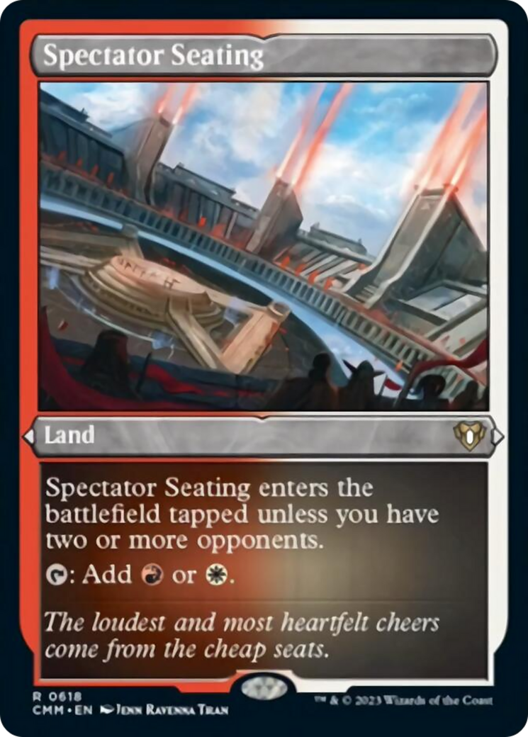 Spectator Seating (Foil Etched) [Commander Masters] | Mindsight Gaming