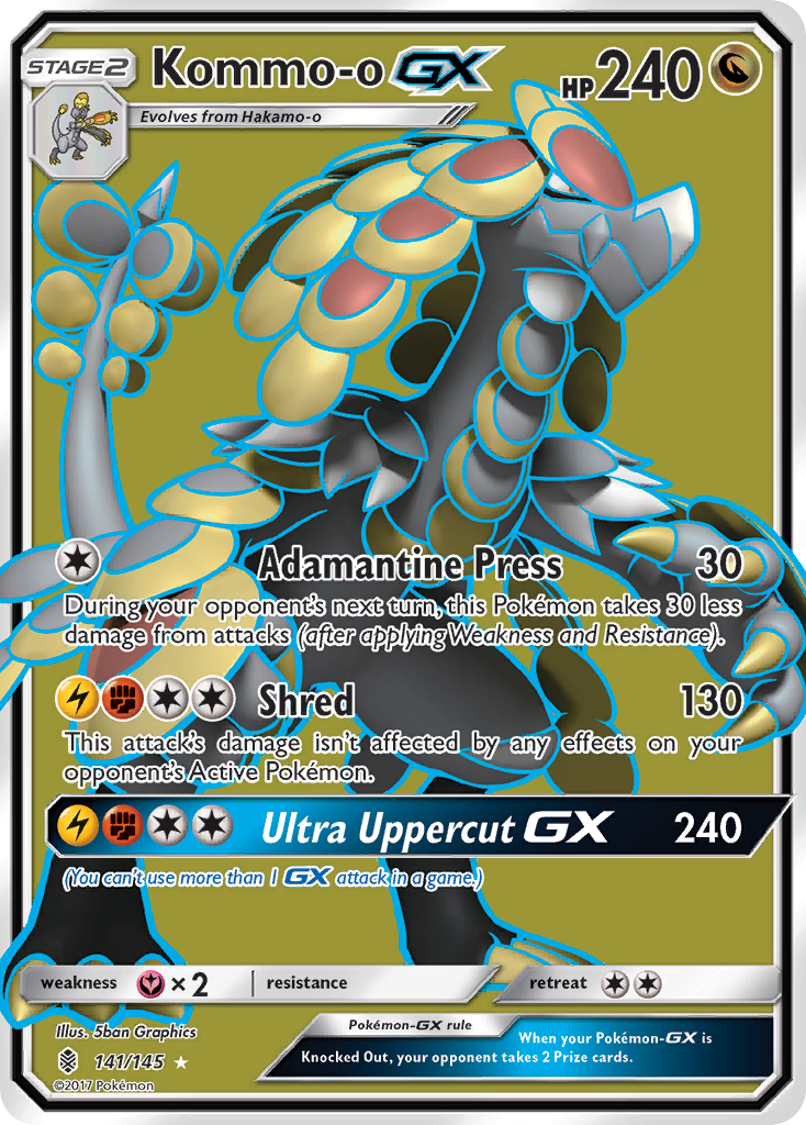 Kommo-o GX (141/145) [Sun & Moon: Guardians Rising] | Mindsight Gaming