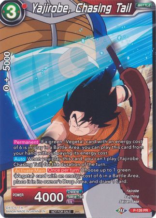 Yajirobe, Chasing Tail (Shop Tournament: Assault of Saiyans) (P-126) [Promotion Cards] | Mindsight Gaming