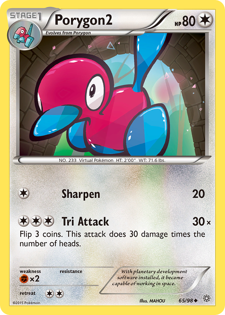 Porygon2 (65/98) [XY: Ancient Origins] | Mindsight Gaming