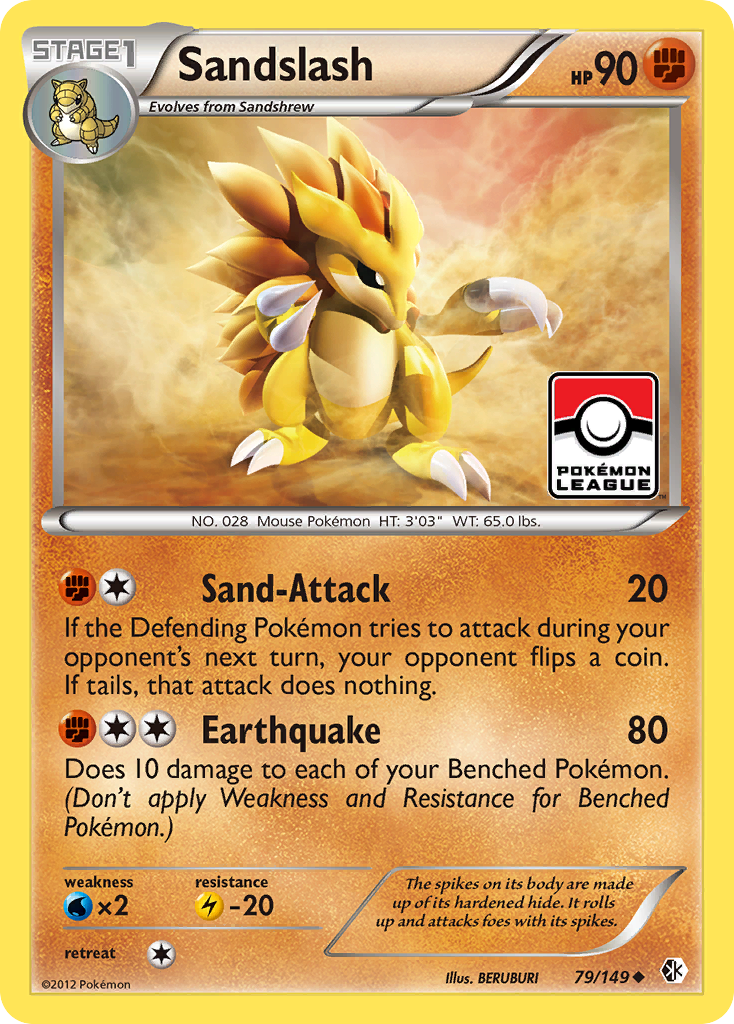 Sandslash (79/149) [Black & White: Boundaries Crossed] | Mindsight Gaming