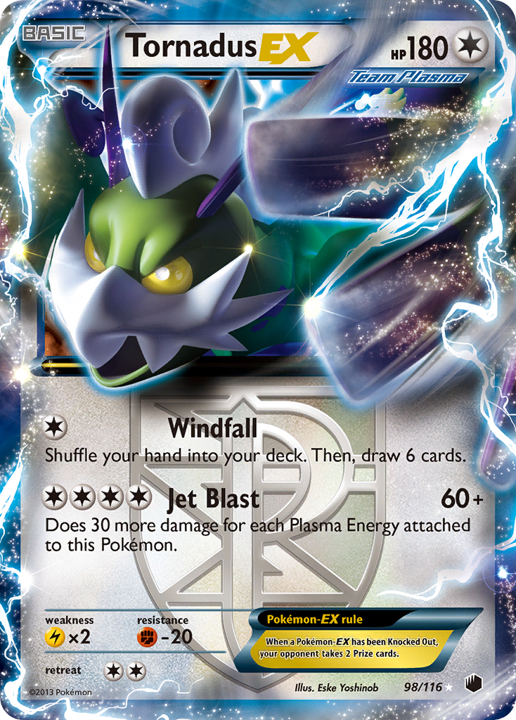 Tornadus EX (98/116) [Black & White: Plasma Freeze] | Mindsight Gaming