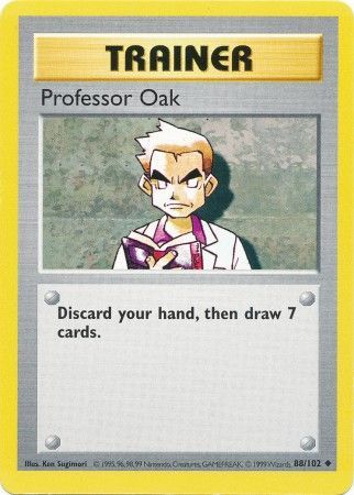 Professor Oak (88/102) [Base Set Shadowless Unlimited] | Mindsight Gaming