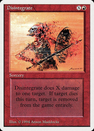 Disintegrate [Summer Magic / Edgar] | Mindsight Gaming