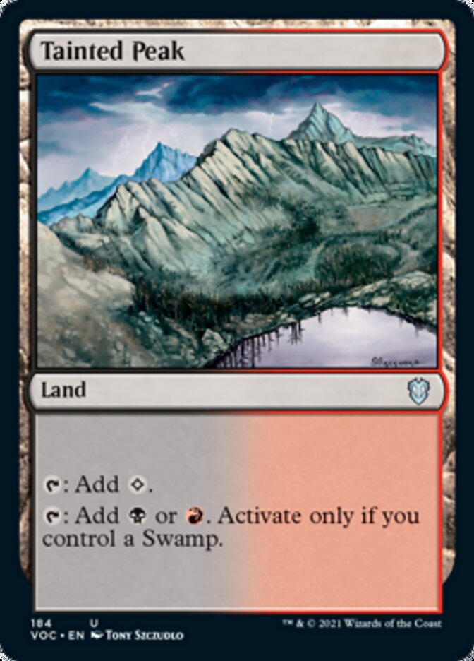 Tainted Peak [Innistrad: Crimson Vow Commander] | Mindsight Gaming