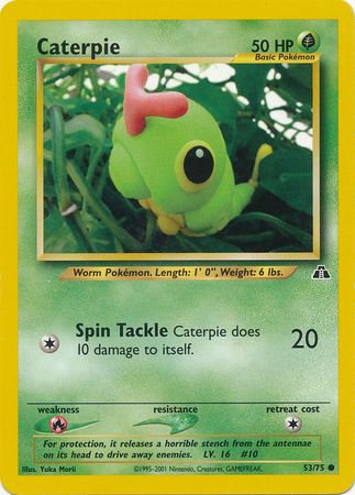 Caterpie (53/75) [Neo Discovery Unlimited] | Mindsight Gaming