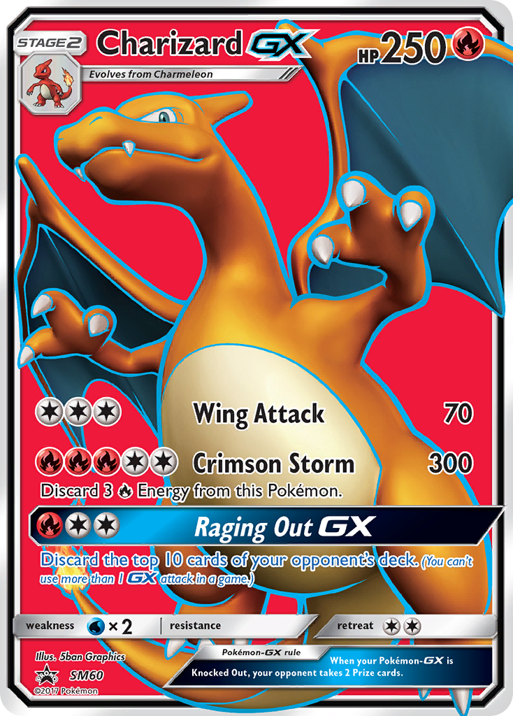 Charizard GX (SM60) (Jumbo Card) [Sun & Moon: Black Star Promos] | Mindsight Gaming