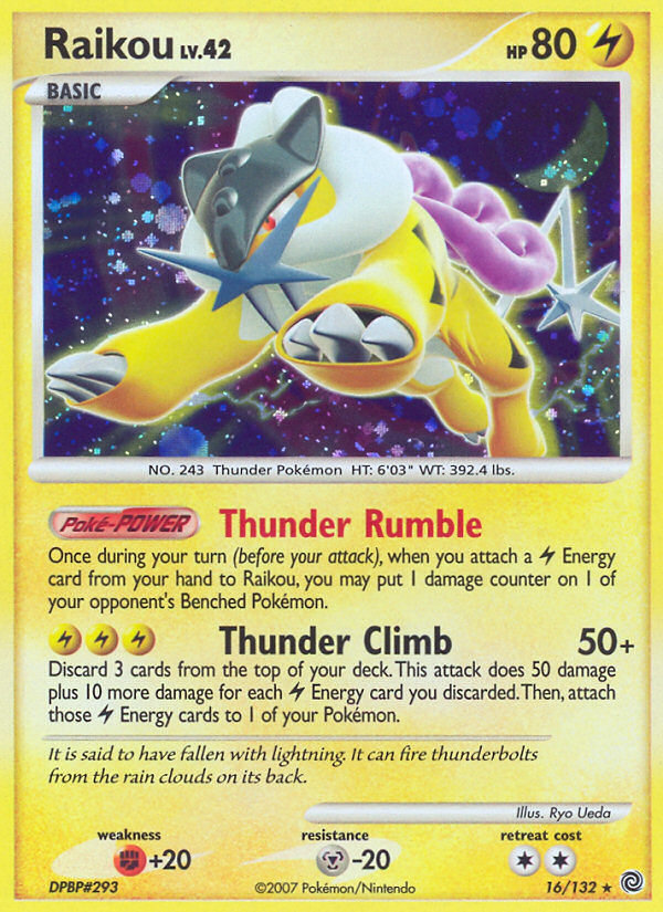 Raikou (16/132) [Diamond & Pearl: Secret Wonders] | Mindsight Gaming