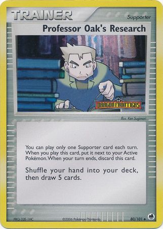 Professor Oak's Research (80/101) (Stamped) [EX: Dragon Frontiers] | Mindsight Gaming