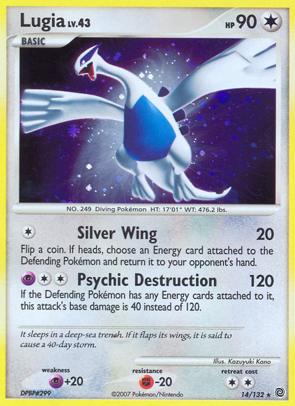 Lugia (14/132) [Diamond & Pearl: Secret Wonders] | Mindsight Gaming