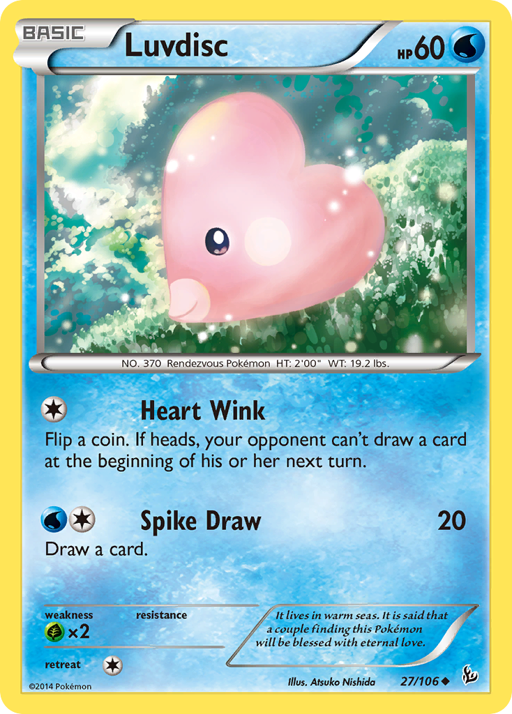 Luvdisc (27/106) [XY: Flashfire] | Mindsight Gaming