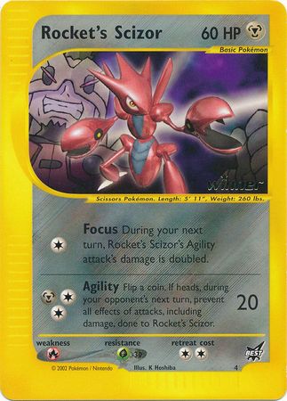 Rocket's Scizor (4) (Winner) [Best of Promos] | Mindsight Gaming