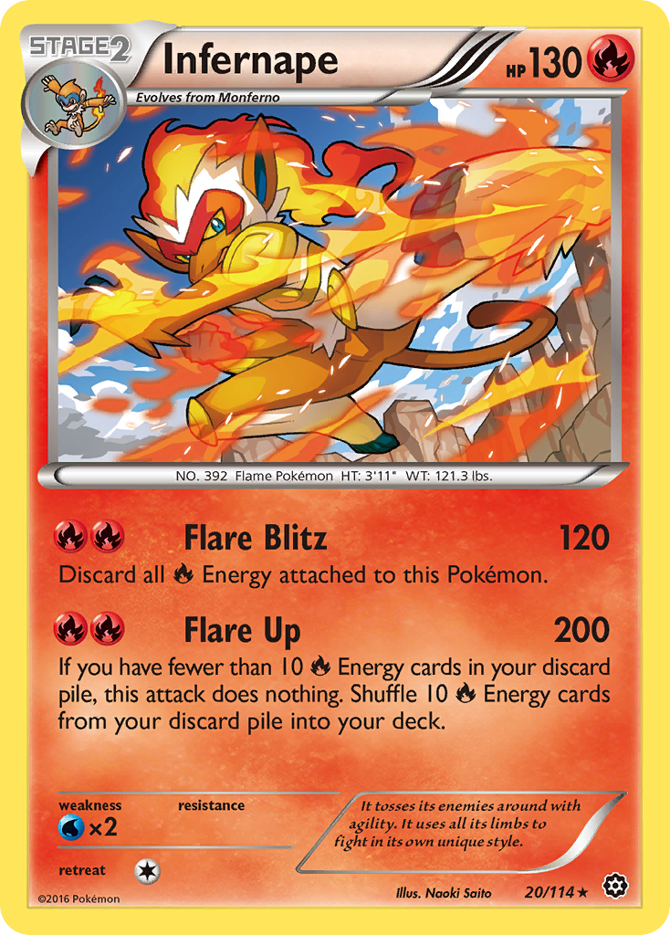 Infernape (20/114) [XY: Steam Siege] | Mindsight Gaming