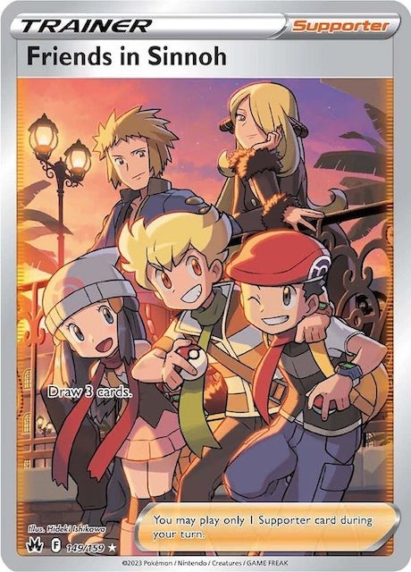 Friends in Sinnoh (149/159) (Full Art) [Sword & Shield: Crown Zenith] | Mindsight Gaming