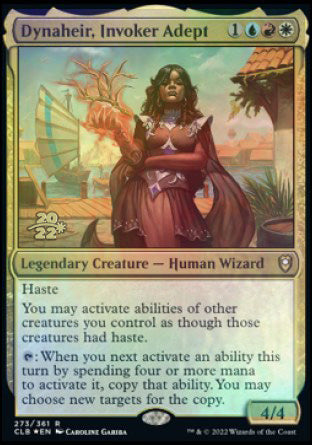 Dynaheir, Invoker Adept [Commander Legends: Battle for Baldur's Gate Prerelease Promos] | Mindsight Gaming