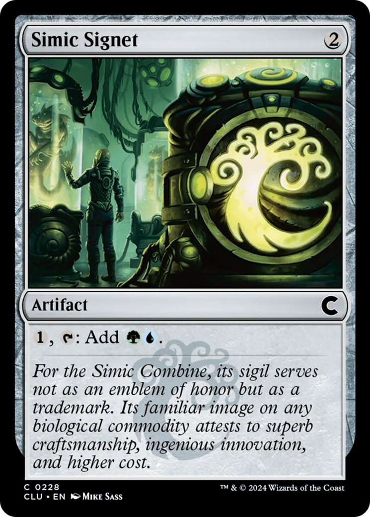 Simic Signet [Ravnica: Clue Edition] | Mindsight Gaming