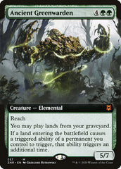 Ancient Greenwarden (Extended Art) [Zendikar Rising] | Mindsight Gaming