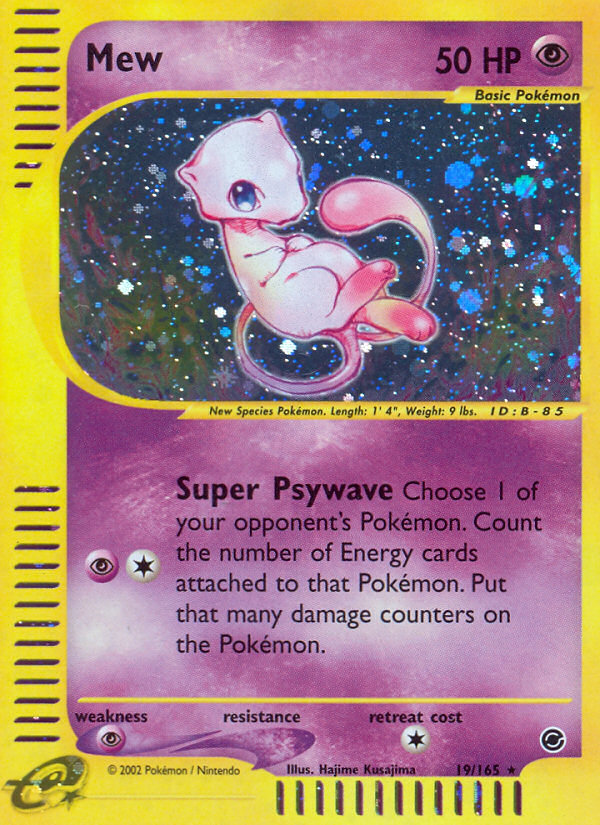 Mew (19/165) [Expedition: Base Set] | Mindsight Gaming