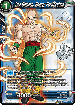 Tien Shinhan, Energy Fortification (Common) [BT13-045] | Mindsight Gaming