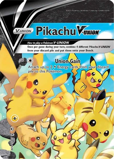 Pikachu V-UNION (SWSH139) (Celebrations) [Sword & Shield: Black Star Promos] | Mindsight Gaming