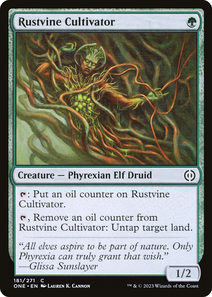 Rustvine Cultivator [Phyrexia: All Will Be One] | Mindsight Gaming